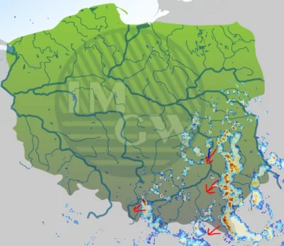 rainhor - Uwaga na burze przemieszczające się na południowy zachód. Mogą one generowa...