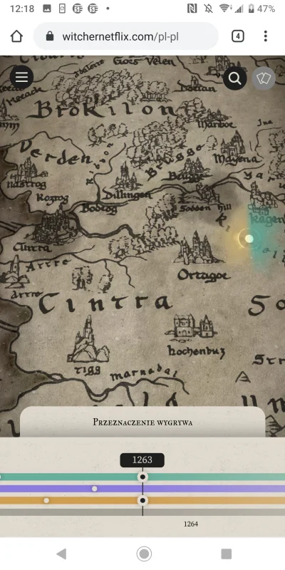 Rafaello91 - Według tej mapy Ciri ucieekła daleko na poza Jarugę na północ aż do Brok...
