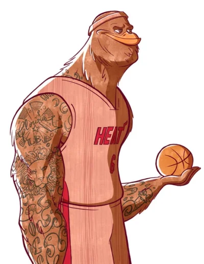 MuzG - LeBron James prawie jak gumbas ;)

#nba #koszykowka #gimbynieznajo