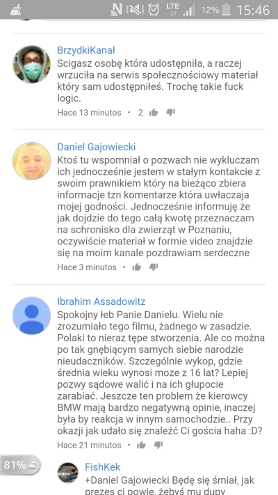 p.....e - Ciekawe, czy za mój komentarz dostanę pozew. Pan Daniel chyba, chce zostać ...