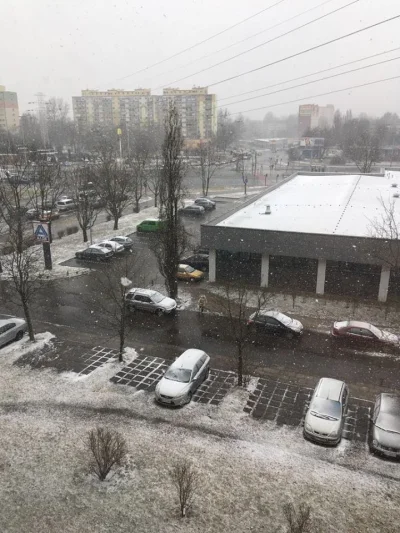p.....e - Na Bałutach śnieżyca. Podobno w Łodzi też sypie ( ͡° ͜ʖ ͡°)
#lodz #pogoda