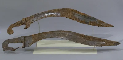 myrmekochoria - Kopis (56 cm, 700 g: żelazo), Grecja V-IV wiek przed naszą erą. Pamię...