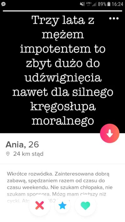 vince87 - #tinder
Przynajmniej szczerze ( ͡° ͜ʖ ͡°)