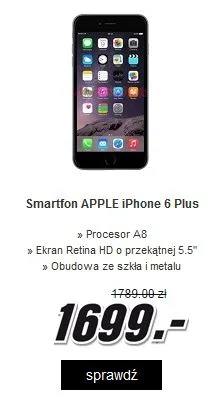 gk29 - zainteresowany ktos #iphone6 plus ?
fragment dzisiejszego newslettera mm: