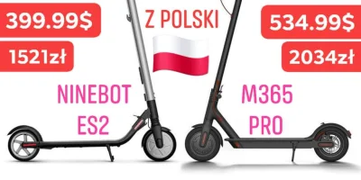 sebekss - Tylko 399.99$ [ok 1521zł] za elektryczną hulajnogę Xiaomi Ninebot Segway ES...