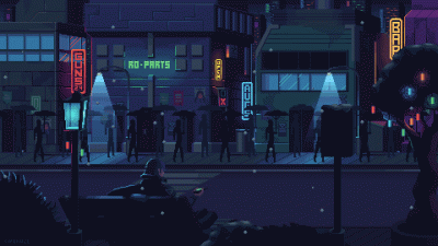 drenazodbytu - #cyberpunk #gif #pixelart