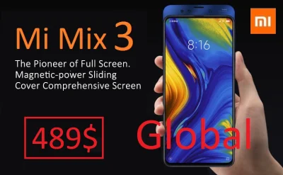 sebekss - Tylko 489$ za Xiaomi Mi Mix 3 6/128GB❗ Global Version❗( ͡° ͜ʖ ͡°)
Najniższ...