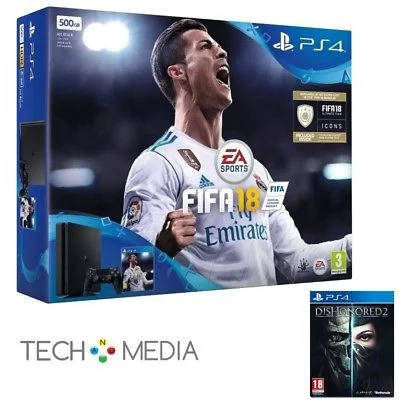 siabi - Błąd cenowy na Ebayu, Playstation 4 z Fifa 18 I Dishonored za 378 zł z darmow...