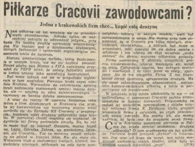 kontrowersje - #cracovia #pilkanozna #1989 #dziennikpolski #ekstraklasa
