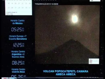 cyberyna - Ostatnio, kilka razy zanotowano obecność ufo nad meksykańskim wulkanem Pop...