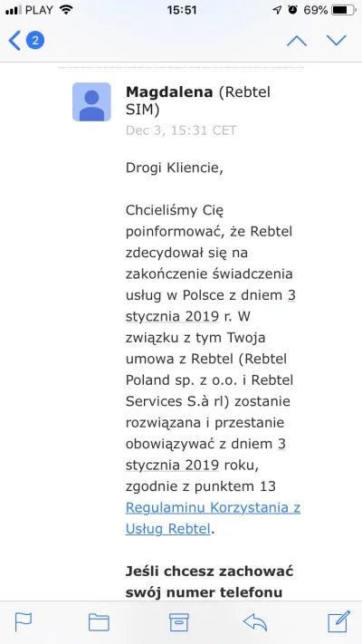 Antonyo77 - ci co chwalili #rebtel mają coś jeszcze do powiedzenia ?