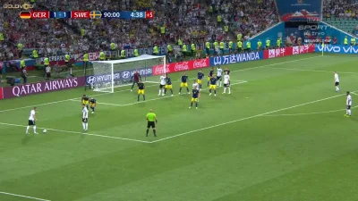 Minieri - Kroos, Niemcy - Szwecja 2:1 (ʘ‿ʘ)
#golgif #mecz #mundial
