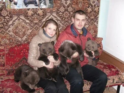 grazwydas - Oleg i Walentina - typowa rosyjska rodzina

#heheszki #misie #rosja #ro...