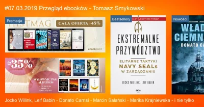 tomaszs - Mirkobooki 2019-03-07 ( ͡° ͜ʖ ͡°) 

Przegląd ebooków 07.03.2019. Dowiedz ...