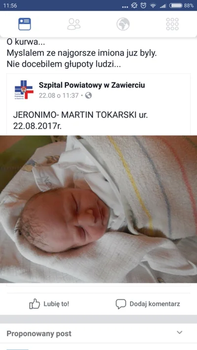 par-in-parem-non-habet-imerium - W Zawierciu urodziło się dziecko...sądząc po nadanym...