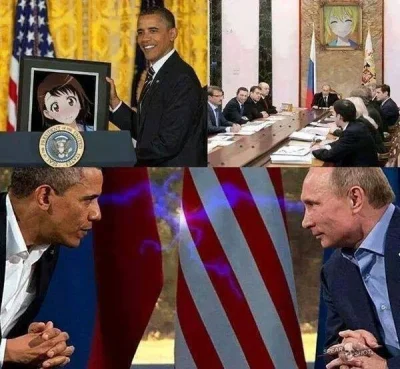 abdonaty - #randomanimeshit #nisekoi #obama #putin #ocieplaniewizerunkuputina