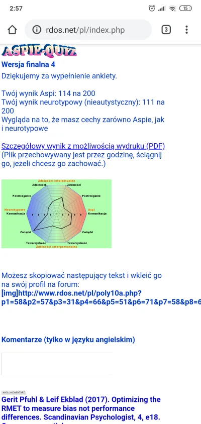 czlowiekzlisciemnaglowie - Zrobiłem sobie test ( ͡° ͜ʖ ͡°)
#asperger #autyzm #aspieq...