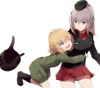 kedzior1916 - #randomanimeshit #girlsundpanzer #katyusha #erikaitsumi