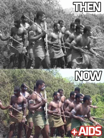 Lisiu - @MarZam: Afrykanie kiedyś i dziś.