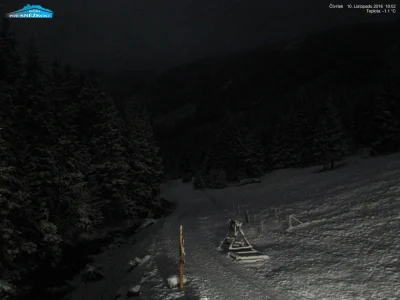 deryt - @bialoruskie_standardy: 
http://www.sniezka.karpacz.pl/kamery

Dużo śniegu...