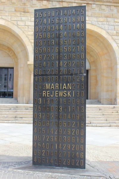 Pinboard - Czy cyfry na pomniku kryptologów w Poznaniu mają jakieś znaczenie? Czy bez...