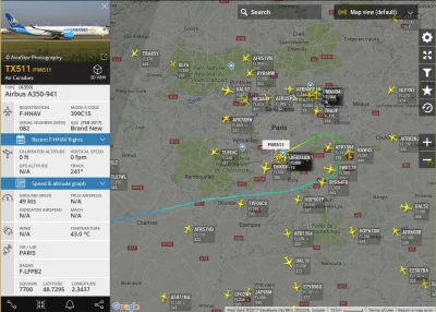 K....._ - Wylądował bezpiecznie w Paris Orly Airport o 7:17
Brak informacji o powodz...