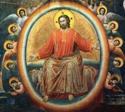 preczzkomunia - @anymous_: Lewak Giotto nasmarował ten szkalujący Jezusa obraz w kośc...