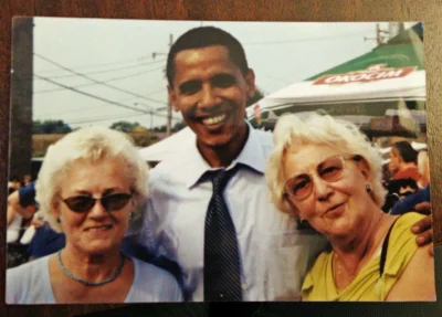 gigapudding123 - Czyja babcia pokazuje zdjęcia z prezydentem USA ! no moja ! 
"Hurrr ...