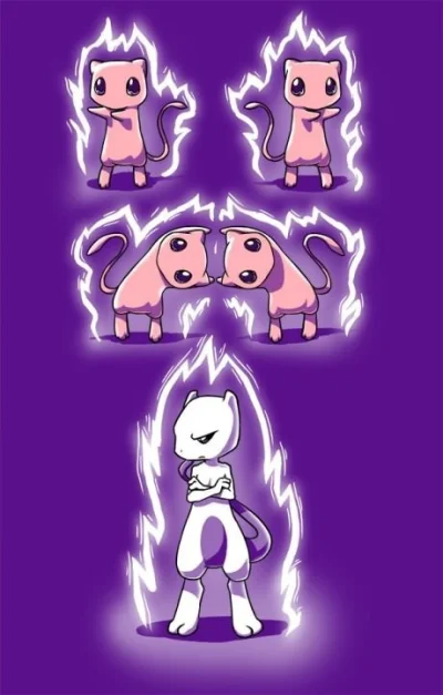 FlaszGordon - #randomanimeshit #animeart [ #pokemon #mew #mewtwo ]
Mew + Mew = Mewtw...