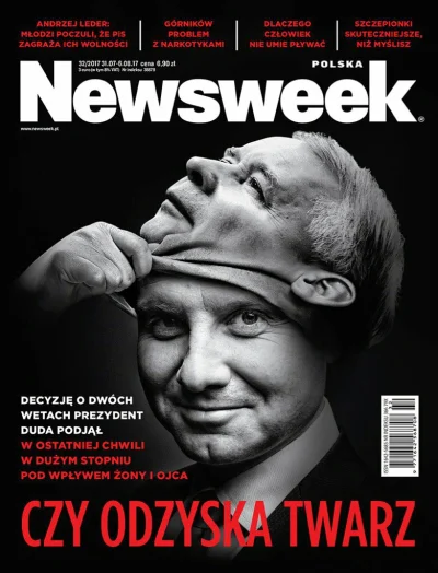 Goofas - Nadchodząca okładka #newsweek. Odwrotna w stosunku do tego, co bylo w maju 2...