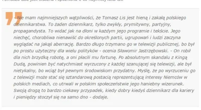 castaneis - Sławomir Jastrzębowski trafnie o Tomaszu Lisie.

#polska #polityka #tom...