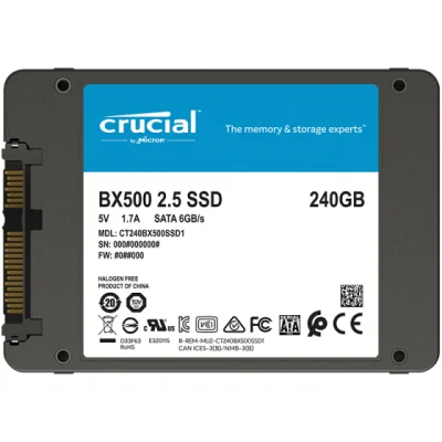 konto_zielonki - Dysk SSD Crucial BX500 Series 240G SATA3 Solid State Drive za 29.99$...