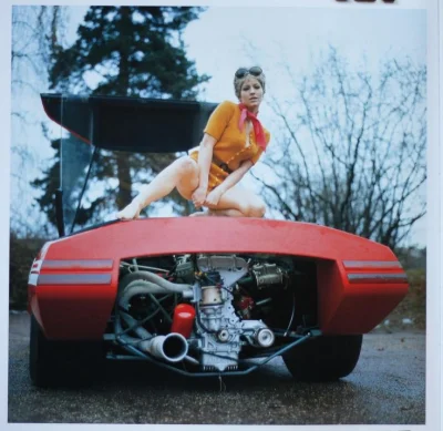 lyst99 - Pininfarina Fiat Abarth 2000 Scorpio concept car, ca. 1970

#motoryzacja #...