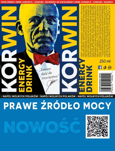 jazgotek - KORWIN ENERGY DRINK - PRAWE ŹRÓDŁO MOCY
http://korwin-energy-drink.pl

...