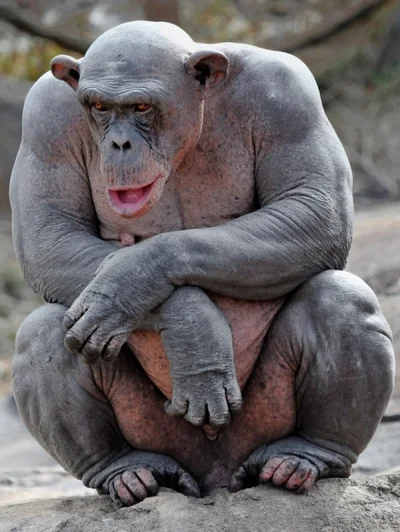 gangsteris - @Charles_Bukowski: 

Szympans bez sierści wygląda jak sebix xD