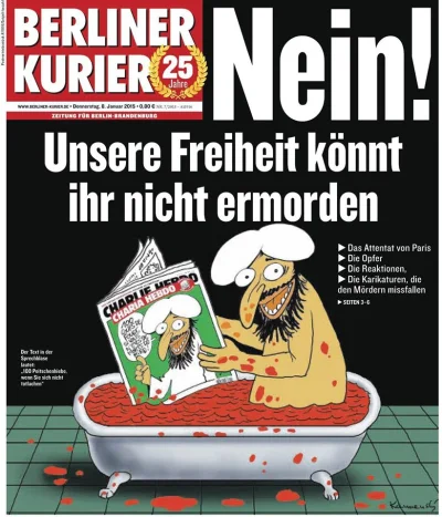 TheStig007 - jutrzejsza okładka "Berliner Kurier"

"Nie!
Naszej wolności nie zamor...
