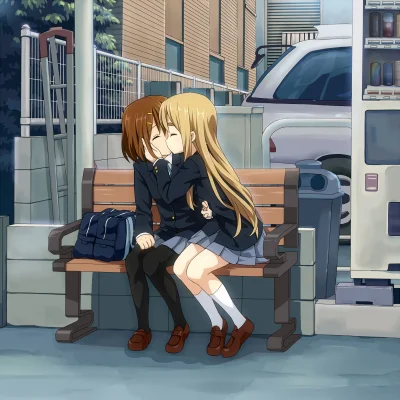 l.....f - #randomanimeshit #keion #yuihirasawa #tsumugikotobuki #schoolgirl #yuri #an...