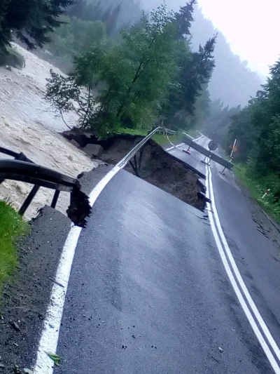 stworekpotworekpokaze_jezorek - Zniszczenia w powiecie limanowskim w Małopolsce: 
je...