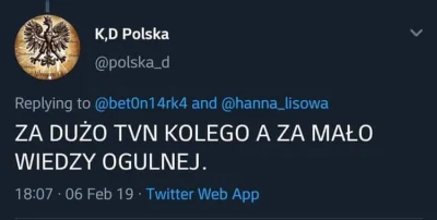 giku - TVN bywa stronniczy, jak kazde media, ale czesto leci zdrowa krytyka opozycji,...