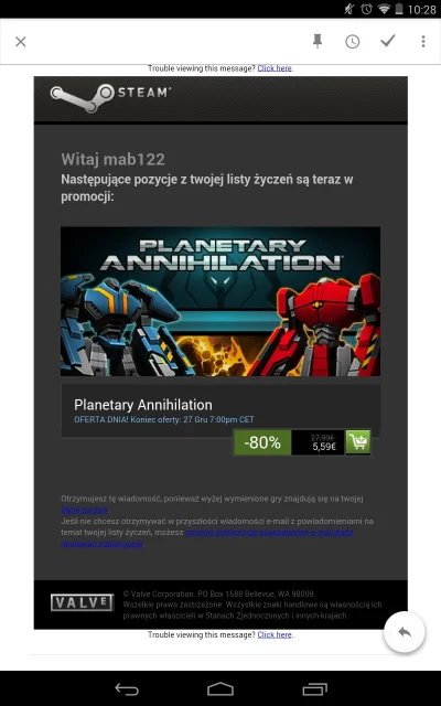 mab122 - #steamsale #steam #planetaryannihilation za 5,59 ojro