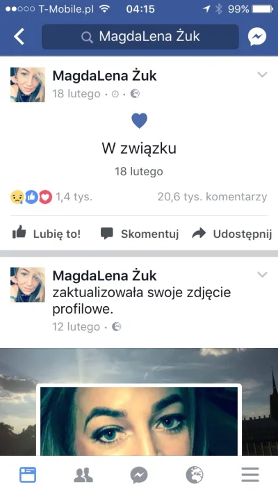 pospiesznypakerszofer - Ponad 20k komentarzy. Status związku na fb #magdazuk