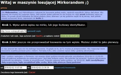 Xax92 - @Xax92: Dobra, jest już 256 plusów, więc losuję.

Wygrywa @Cacor