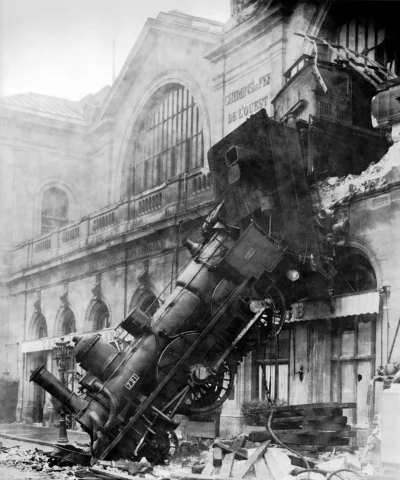 smutna_rzaba - Niezwykły wypadek na Gare Montparnasse

22 października 1895-go roku...