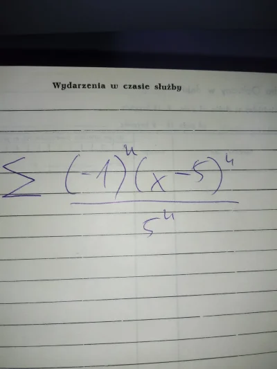 Kacman90 - #matematyka Wie ktos moze jak zbadac zbiezbosc tego szeregu ?