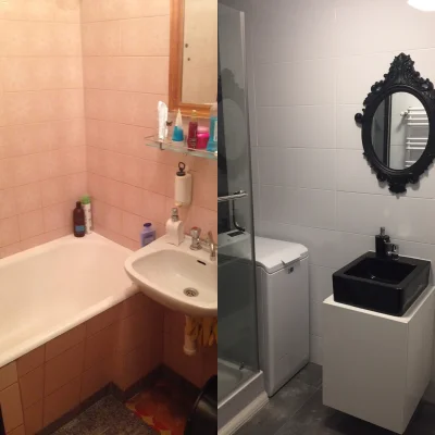 masteroflow - @masteroflow: Mirki, trochę #chwalsie ale remont mojej łazienki z epoki...