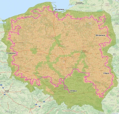 metaxy - II wyprawa dookoła Polski na rowerze - start w niedzielę 12 czerwca o 8 rano...