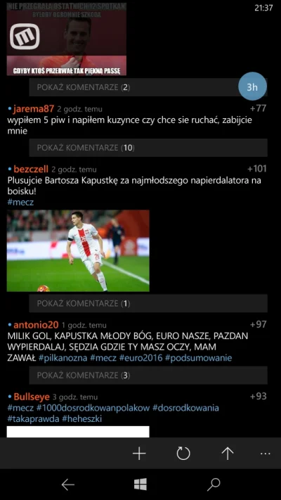 keijihaino - A pamiętacie co się działo pod tagiem na euro? XD #mecz