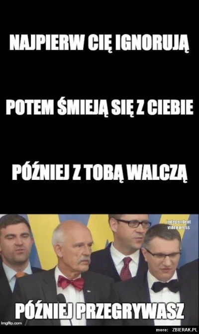 rzep - Czyli już oficjalnie - stare powiedzenie jednak się sprawdza!

#korwin #neur...