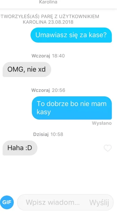 brzozowy-dziadek - Udało się ( ͡° ͜ʖ ͡°) #tinder #badoo #rozowepaski #podrywajzwykope...