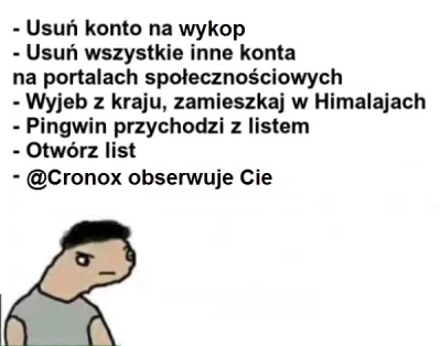 notoelo - @77LatBedeNiedojrzaly: Cze Cronox XD xD